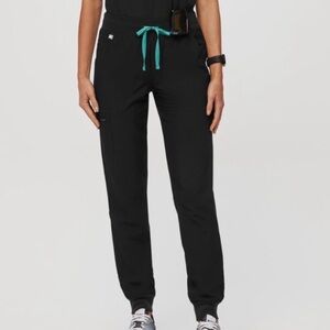 rare Figs freeX lined Zamora High Waisted Jogger Scrub Pants XL Black